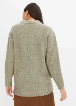 Oversize-Pullover aus Flauschgarn