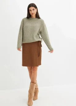 Oversize-Pullover aus Flauschgarn