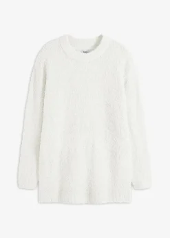 Oversize-Pullover aus Flauschgarn