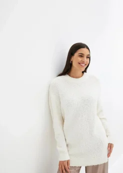 Oversize-Pullover aus Flauschgarn