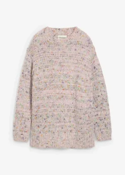 Oversize-Pullover aus Noppengarn
