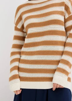 Oversize-Pullover aus reiner Baumwolle