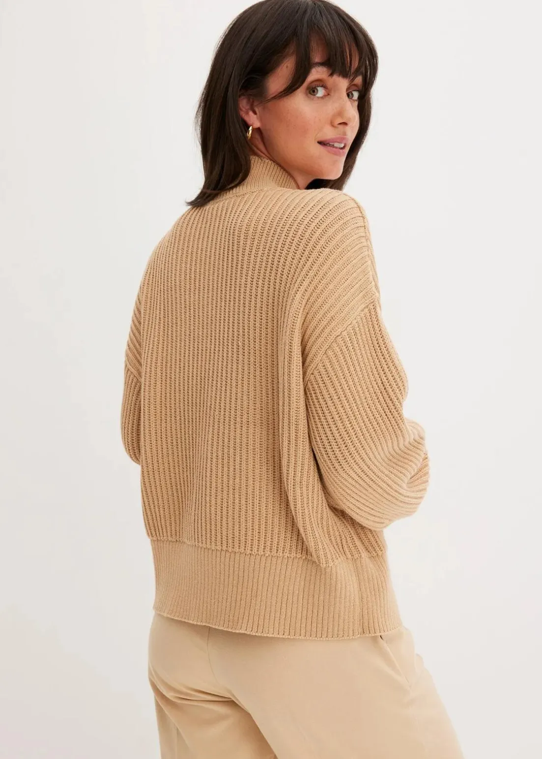 Oversize-Pullover aus reiner Baumwolle