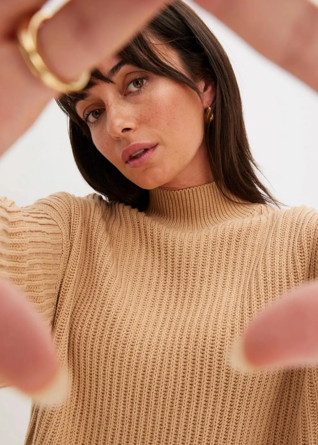 Oversize-Pullover aus reiner Baumwolle