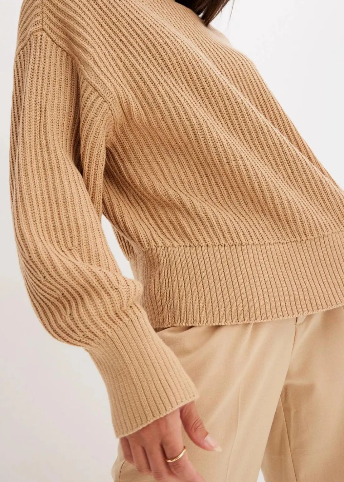 Oversize-Pullover aus reiner Baumwolle