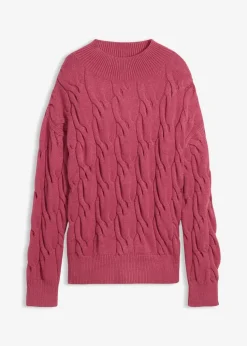 Oversize-Pullover aus softem Viskose-Mix