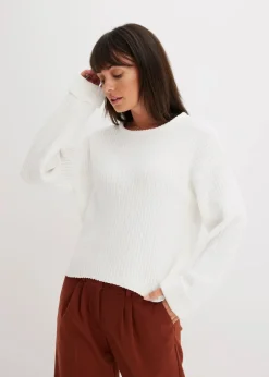Oversize-Pullover aus weichem Chenille