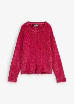 Oversize-Pullover aus weichem Chenille