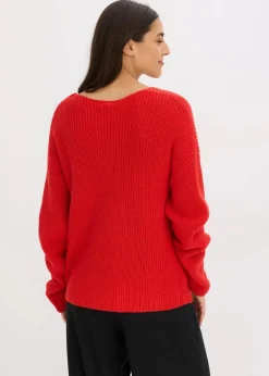 Oversize-Pullover aus Woll-Mix