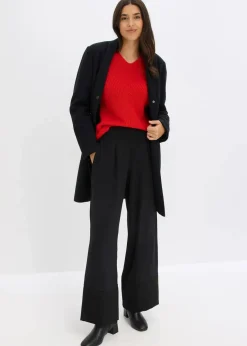 Oversize-Pullover aus Woll-Mix