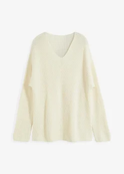 Oversize-Pullover aus Woll-Mix