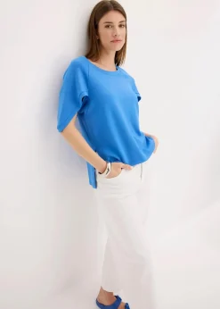 Oversize-Shirt aus fließendem Viskose-Mix