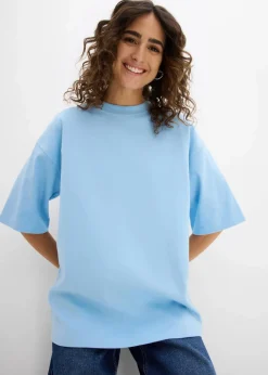 Oversize-Shirt aus reiner schwerer Bio-Baumwolle