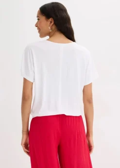 Oversize-Shirt aus softem Viskose-Mix