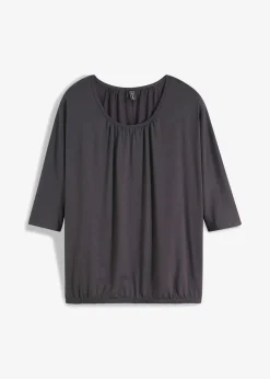 Oversize-Shirt aus Viskose-Mix