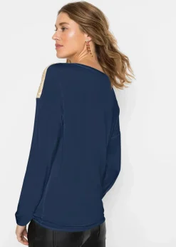 Oversize-Shirt mit Weihnachtsmotiv und schönen Pailletten