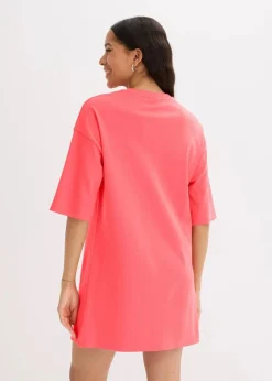 Oversize-Shirtkleid aus schwerer Bio-Baumwolle