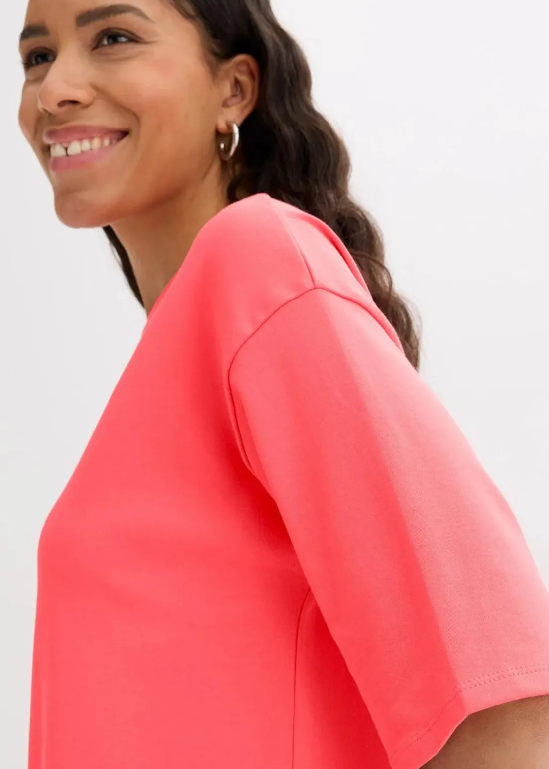 Oversize-Shirtkleid aus schwerer Bio-Baumwolle