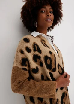 Oversize-Strickjacke