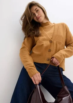 Oversize-Strickjacke