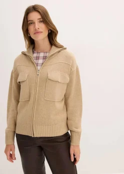 Oversize-Strickjacke