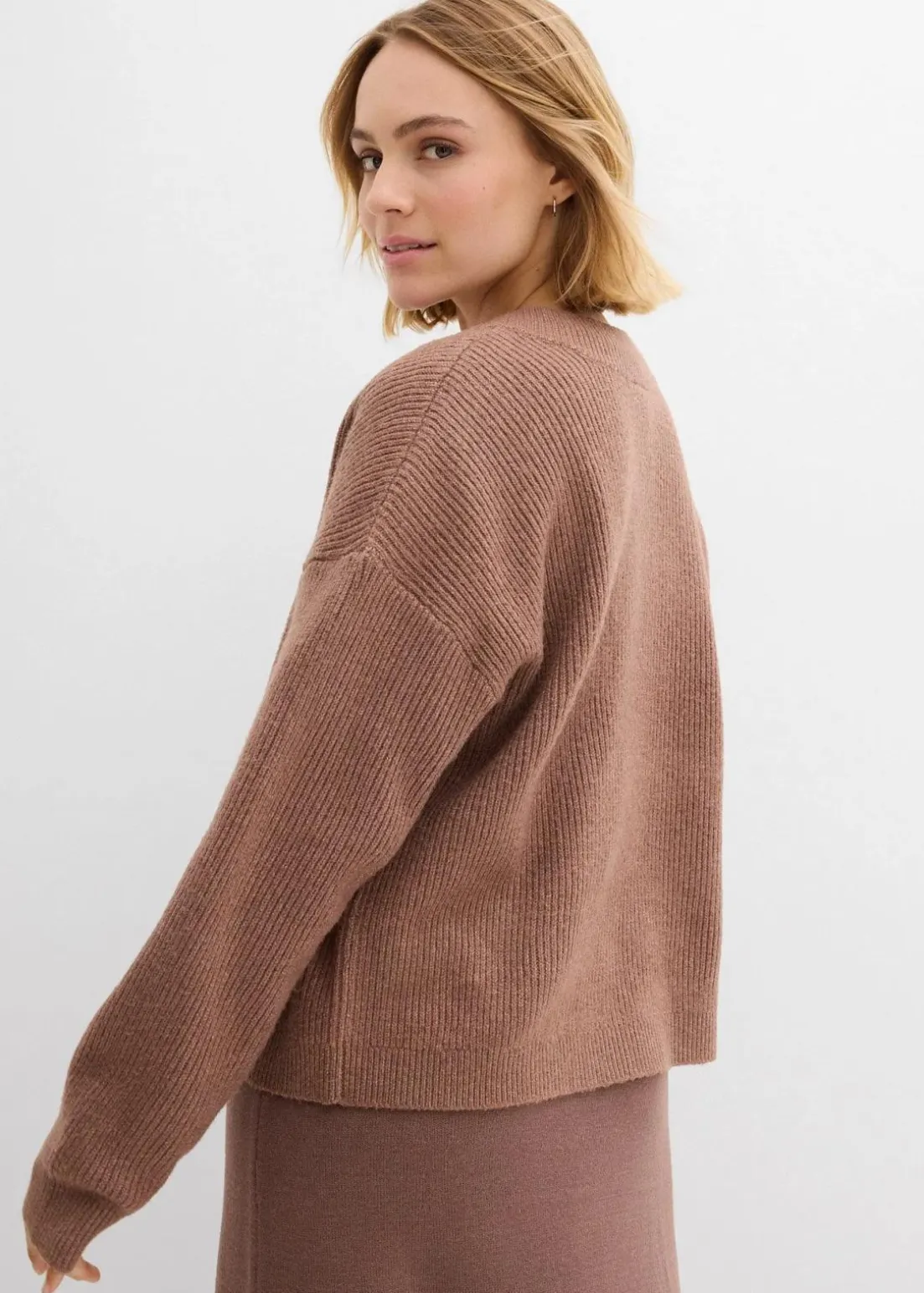 Oversize-Strickjacke