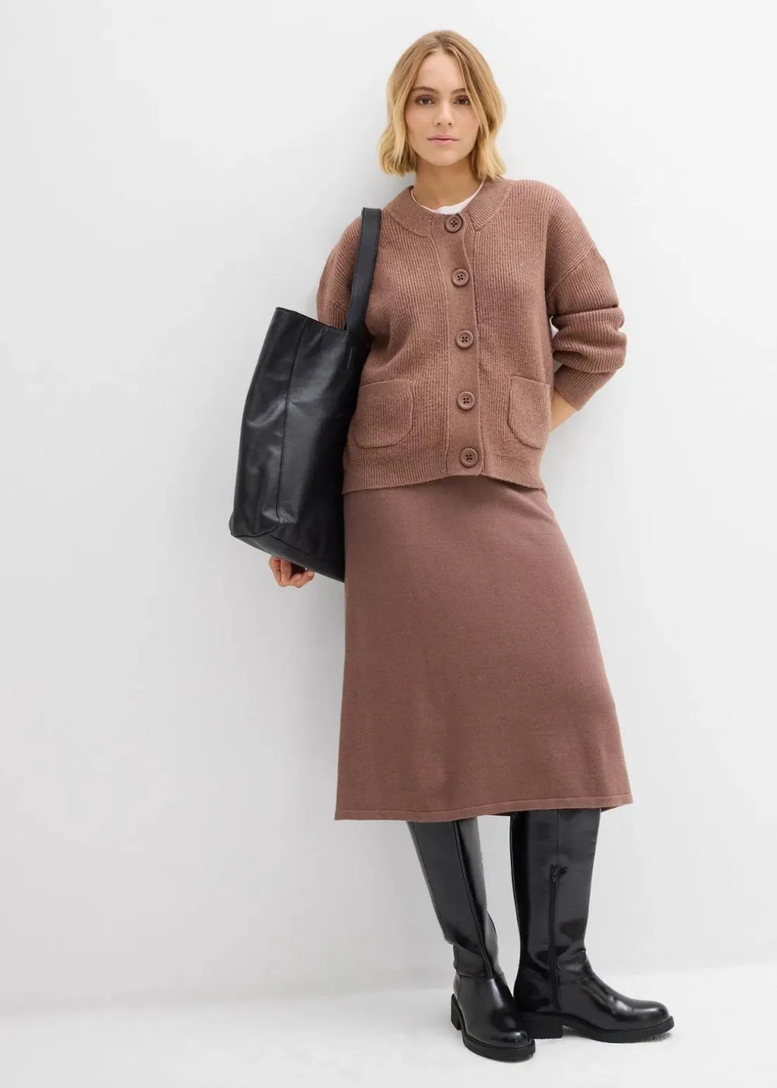 Oversize-Strickjacke