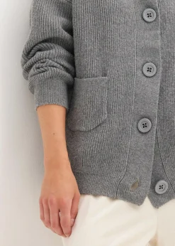 Oversize-Strickjacke