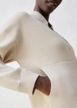 Oversize-Strickjacke mit Merinowolle