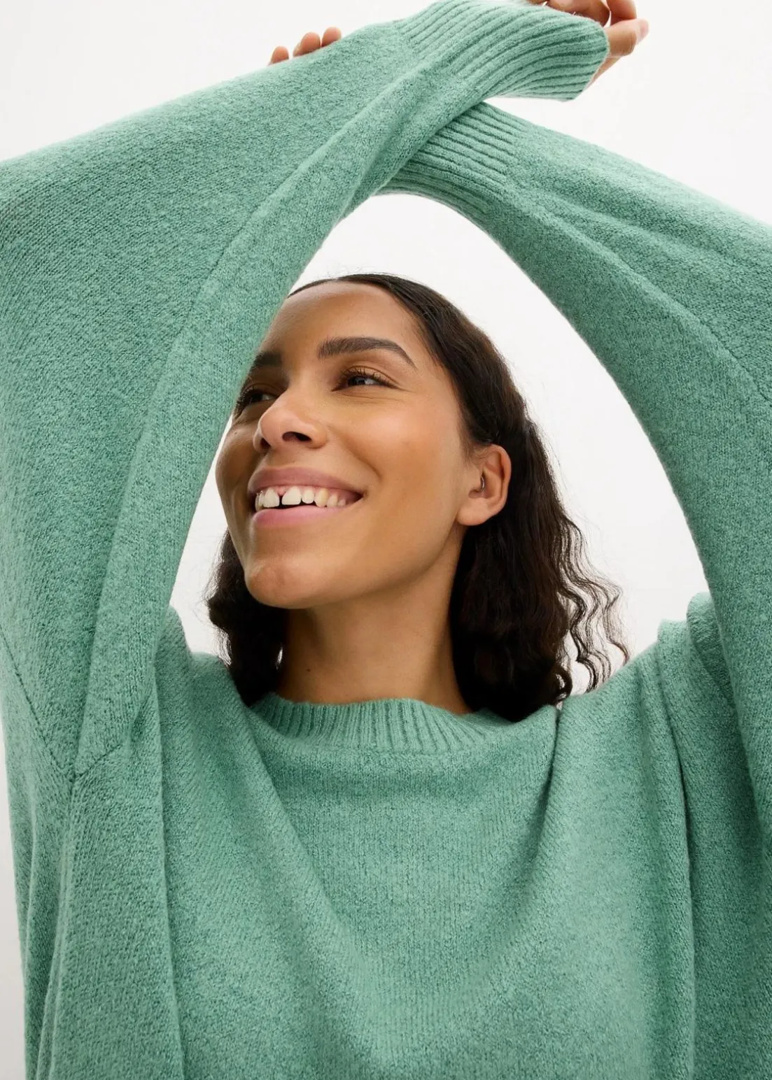 Oversize-Strickkleid