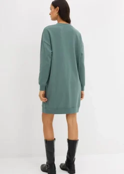 Oversize-Sweatkleid aus weichem Baumwoll-Mix