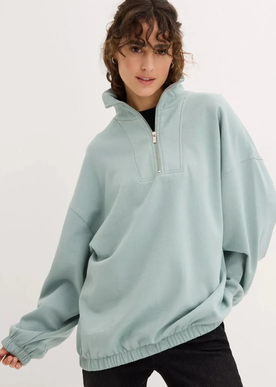 Oversize-Sweatshirt aus Bio-Baumwolle