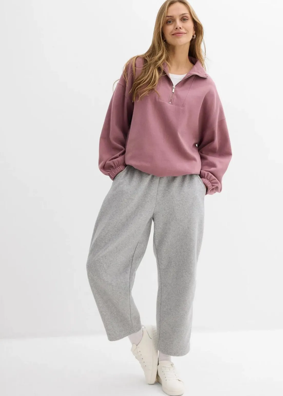 Oversize-Sweatshirt aus Bio-Baumwolle