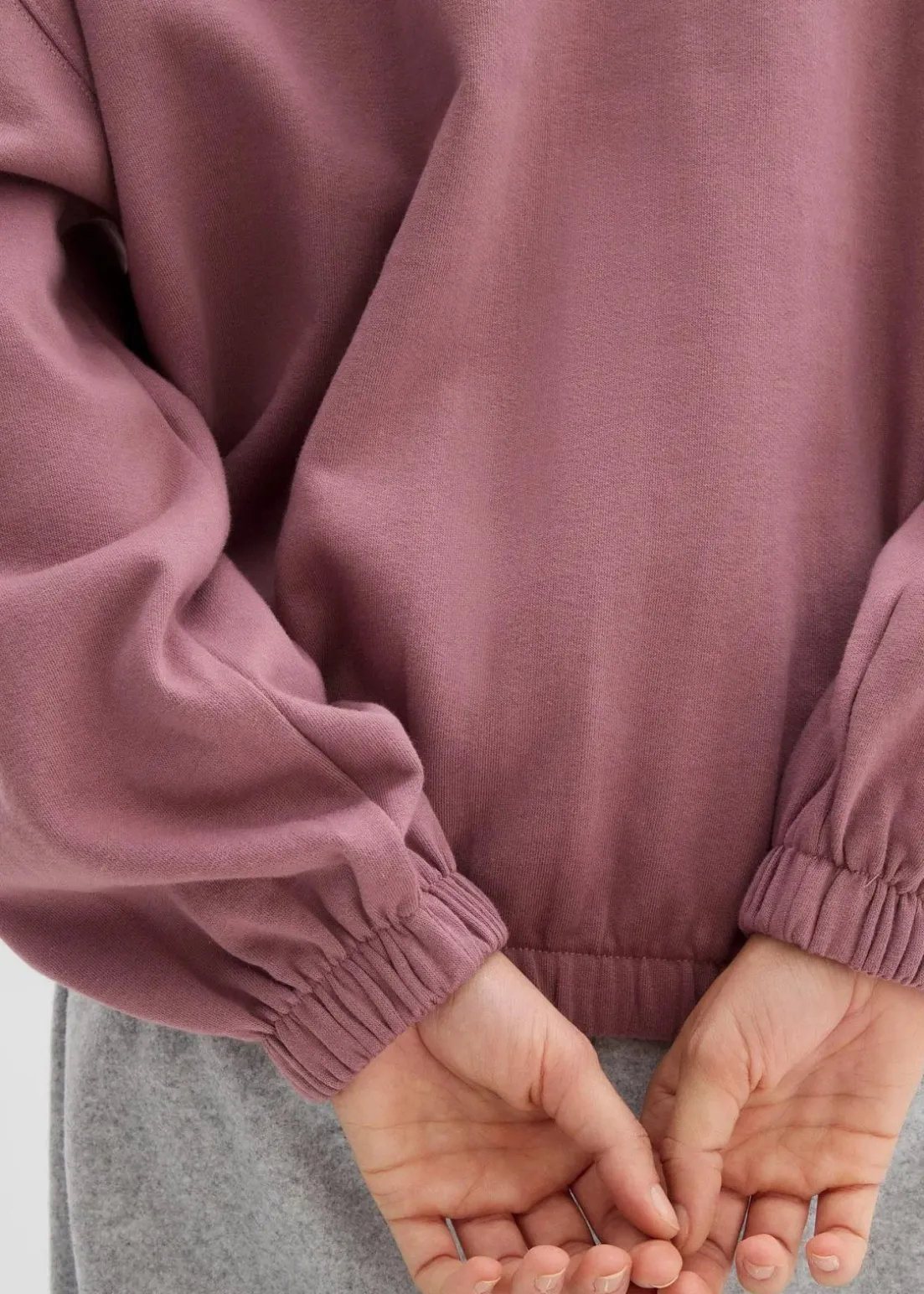 Oversize-Sweatshirt aus Bio-Baumwolle