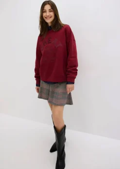 Oversize-Sweatshirt aus reiner Baumwolle