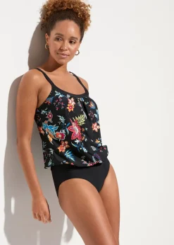 Oversize-Tankini (2-tlg.Set) mit verstellbaren Trägern