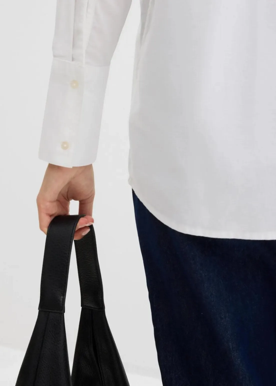 Oxford-Bluse aus Bio-Baumwolle