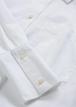 Oxford-Bluse aus Bio-Baumwolle