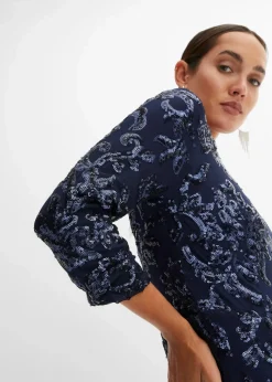 Paillettenkleid mit Rückenausschnitt