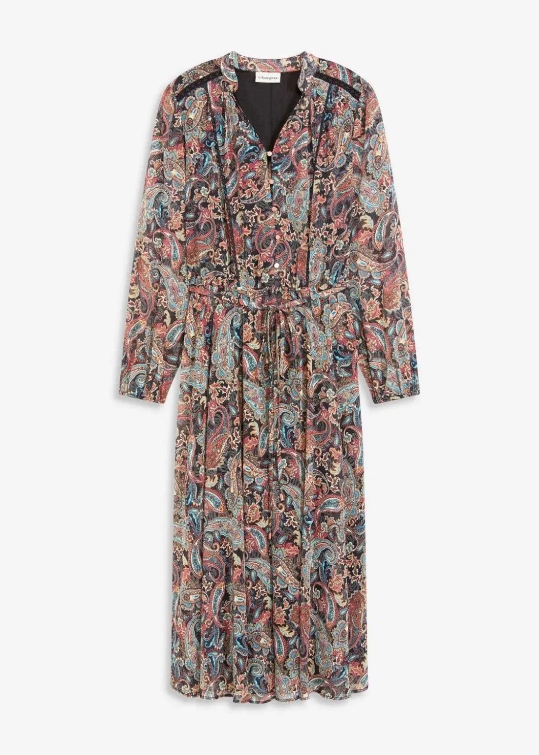 Paisleykleid aus Chiffon