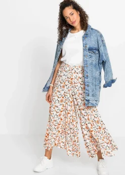 Palazzo-Hose aus fließender Viskose