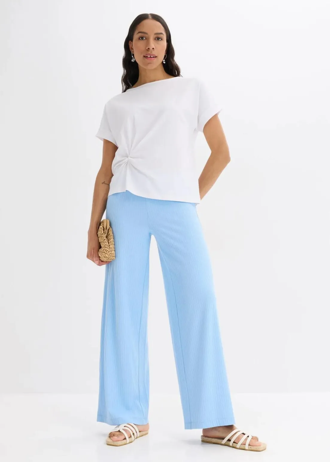 Palazzo-Hose mit Bequembund