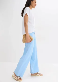 Palazzo-Hose mit Bequembund