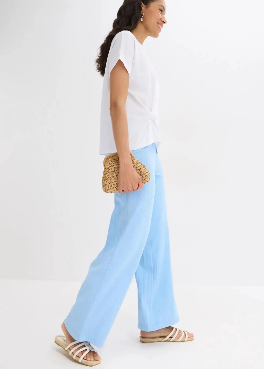 Palazzo-Hose mit Bequembund