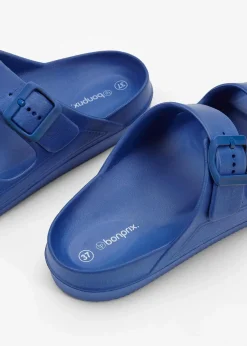 Pantoletten aus wasserabweisendem Material