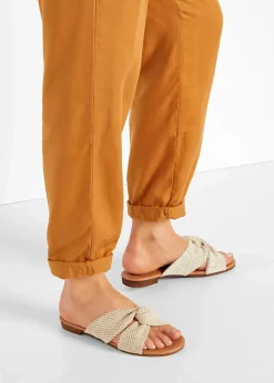 Pantoletten mit Knoten