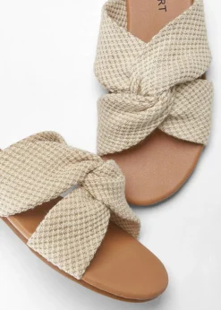 Pantoletten mit Knoten