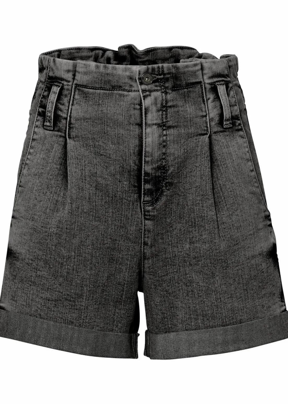 Paperbag Jeans-Shorts