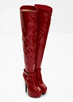 Plateau Overknee Stiefel