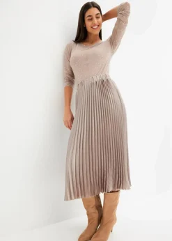 Plissée-Rock aus feinem Satin